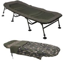 Bedchair Prologic Inspire Daddy Long 8 Pieds Bedchair + Duvet Element Comfort S/bag & Thermal Camo Cover 5 Season Offert - Pêcheur.com