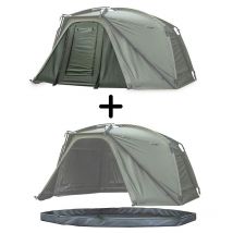 Bivvy Solar Sp Uni Spider Bivvy - 1 Place Bivvy + Façade + Tapis De Sol - Pêcheur.com