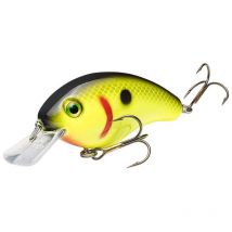 Leurre Flottant Strike King Pro Model Series 4s - 11cm Black Back Chartreuse - Pêcheur.com