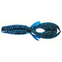 Leurre Souple Liquid Mayhem Incursion Craw - 10cm - Par 5 Black Blue Electric Blue Lam - Pêcheur.com