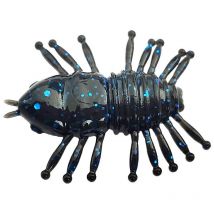 Leurre Souple Adam's Bug'z - 3cm - Par 8 Black Blue