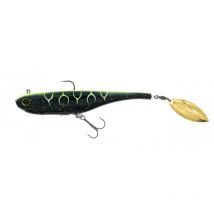 Leurre Souple Arme Biwaa Divinator 200 - 20cm Black Chartreuse