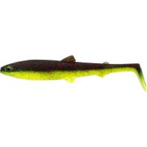 Leurre Souple Westin Bulteez Shadtail - 7.5cm Black Chartreuse - Pêcheur.com