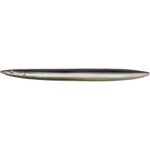 Leurre Coulant Savage Gear Line Thru Sandeel - 15cm Black Ghost - Pour Pêche en Mer - Pêcheur.com
