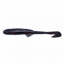 Leurre Souple 10ftu V-skip - 12cm - Par 6 Black Neon