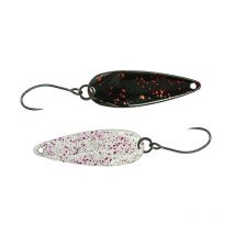 Cuiller Ondulante Molix Lover Area Spoon - 2.4g Black Red Flk / White Splatter - Pêcheur.com
