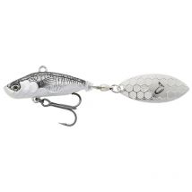 Leurre Coulant Savage Gear 3d Sticklebait Tailspin - 7.5cm Black Silver - Pêcheur.com