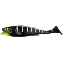 Leurre Souple Lmab Barsch - 11cm - Par 4 Black Tiger - Pêcheur.com