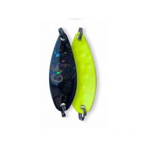 Cuiller Ondulante Crazy Fish Spoon Sense - 2.2g Black Yellow Back
