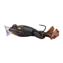 Leurre Souple Live Target The Ultimate Frog Popper Bait - 5cm Black Black