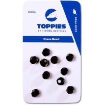 Perle Toppies Glass Bead Black - Pour Pêche des Carnassiers - Pêcheur.com