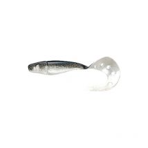 Leurre Souple Delalande Sandra 16cm Blanc Nacré Dos Noir - Pêcheur.com