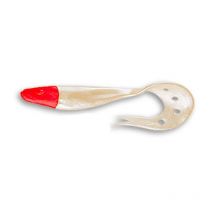 Leurre Souple Delalande Sandra 16cm Blanc Nacré Tête Rouge - Pêcheur.com