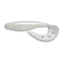 Leurre Souple Delalande Sandra - 5cm - Par 4 Blanc Nacré - Pêcheur.com