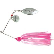 Spinnerbait Scratch Tackle Spinner Altera - 10g Blanc Rose - Pêcheur.com