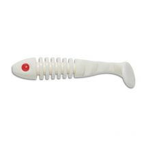 Leurre Souple Delalande Skeleton 8cm Blanc - Pêcheur.com