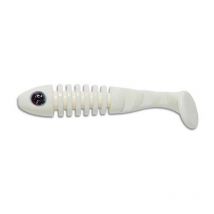 Leurre Souple Delalande Skeleton 11cm Blanc - Pêcheur.com