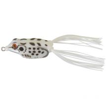 Leurre Souple Powerline Frog - 6cm Blanc - Pour Pêche des Carnassiers - Pêcheur.com