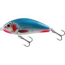 Leurre Flottant Salmo Fatso - 8cm Bleeding Blue Shad - Pour Pêche des Carnassiers - Pêcheur.com