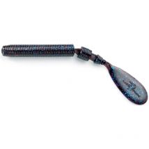 Leurre Souple Lake Fork Hyper Worm - 10cm - Par 12 Blue Fleck Red