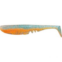 Leurre Souple Iron Claw Racker Shad - 7cm - Par 2 Blue Glitter Orange