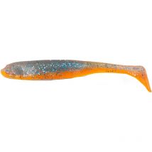 Leurre Souple Iron Claw Slim Jim Non Toxic - 16cm Blue Glitter Orange