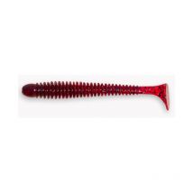 Leurre Souple Crazy Fish Vibro Worm 3.4" - 8.5cm - Par 5 Blue Ruby - Pêcheur.com