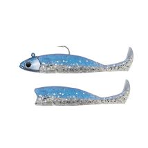 Kit Leurre Souple Armé Fiiish Combo Master Shad 100 + Tête Plombée Heavy Blue Strike - Pour Pêche en Mer - Pêcheur.com