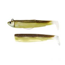 Softbait Fiiish Combo Black Minnow 120 + Jigkop Shore Bm3016