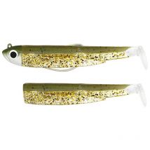 Soft Lure Fiiish Combo Black Minnow 120 + Shore Jig Head Bm3152