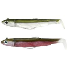 Pre-rigged Soft Lure Fiiish Double Combo Black Minnow 120 Bm3157