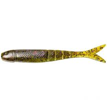 Amostra Flexível Strike King Kvd Perfect Plastics Blade Minnow - 11.5cm - Pack De 8 Bm4.5-234