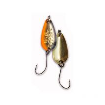 Cuiller Ondulante Crazy Fish Spoon Lema - 1.6g Brass Orange Black - Pêcheur.com