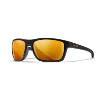 Lunettes Polarisantes Wiley X Kingpin Captivate Polarized Bronze Mirror / Matte Black Frame - Pêcheur.com