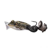 Leurre Souple Live Target The Ultimate Frog Popper Bait - 6.3cm Brown Black