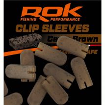 Manchon Cache Agrafe Rok Fishing Clip Sleeve Brown Camo