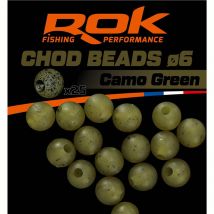 Perle Rok Fishing Chod Beads Camo Vert - Pêcheur.com