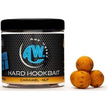 Hookbait Any Water Hard Hookbait Boilies Caramel Nut - 25mm - Pour Pêche de la Carpe - Pêcheur.com