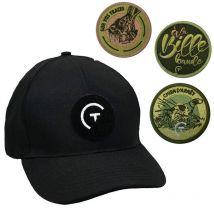 Pack Été Sur Vos Traces Chasseur - Noir Casquette + 3 Patchs Petit Gibier
