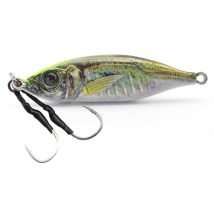 Jig Little Jack Metal Adict-06 - 80g Chart Head Glow Belly Aji - Pour Pêche en Mer - Pêcheur.com
