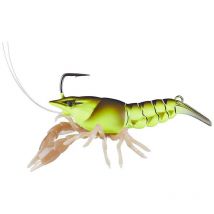 Leurre Coulant Live Target Live Craw Finess Bait - 6.3cm Chartreuse Black