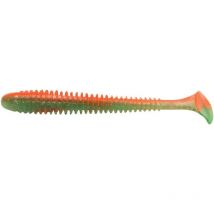 Leurre Souple Keitech Swing Impact Slim 4.5" - 11cm - Par 6 Chartreuse Orange