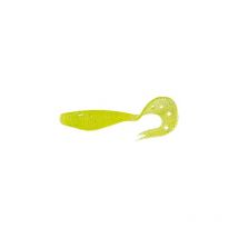 Leurre Souple Delalande Sandra - 5cm - Par 4 Chartreuse Pailleté - Pêcheur.com