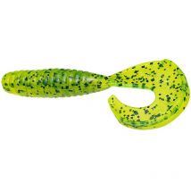 Leurre Souple Strike King Rage Grub - 10cm - Par 6 Chartreuse Pepper