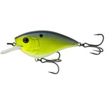 Leurre Flottant 6th Sense Crush Flat 75x - 6.6cm Chartreuse Pro Blue