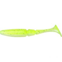 Leurre Souple Powerline Jig Power Kvs 3.5 - 7.5cm - Par 8 Chartreuse Ventre Nacré Translucide Pailleté