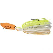 Chatterbait Zman Big Blade - 21g Chartreuse White Orange - Pêcheur.com