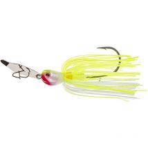 Chatterbait Strike King Thunder Cricket Vibrating Swim Jig - 21.5g Chartreuse White