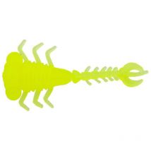 Leurre Souple Zman Larvaz 1.75” - 4.5cm - Par 8 Chartreuse - Pour Pêche des Carnassiers - Pêcheur.com