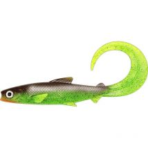 Leurre Souple Fishing Ghost Renky Shad Curlytail - 35cm Choco Chartreuse